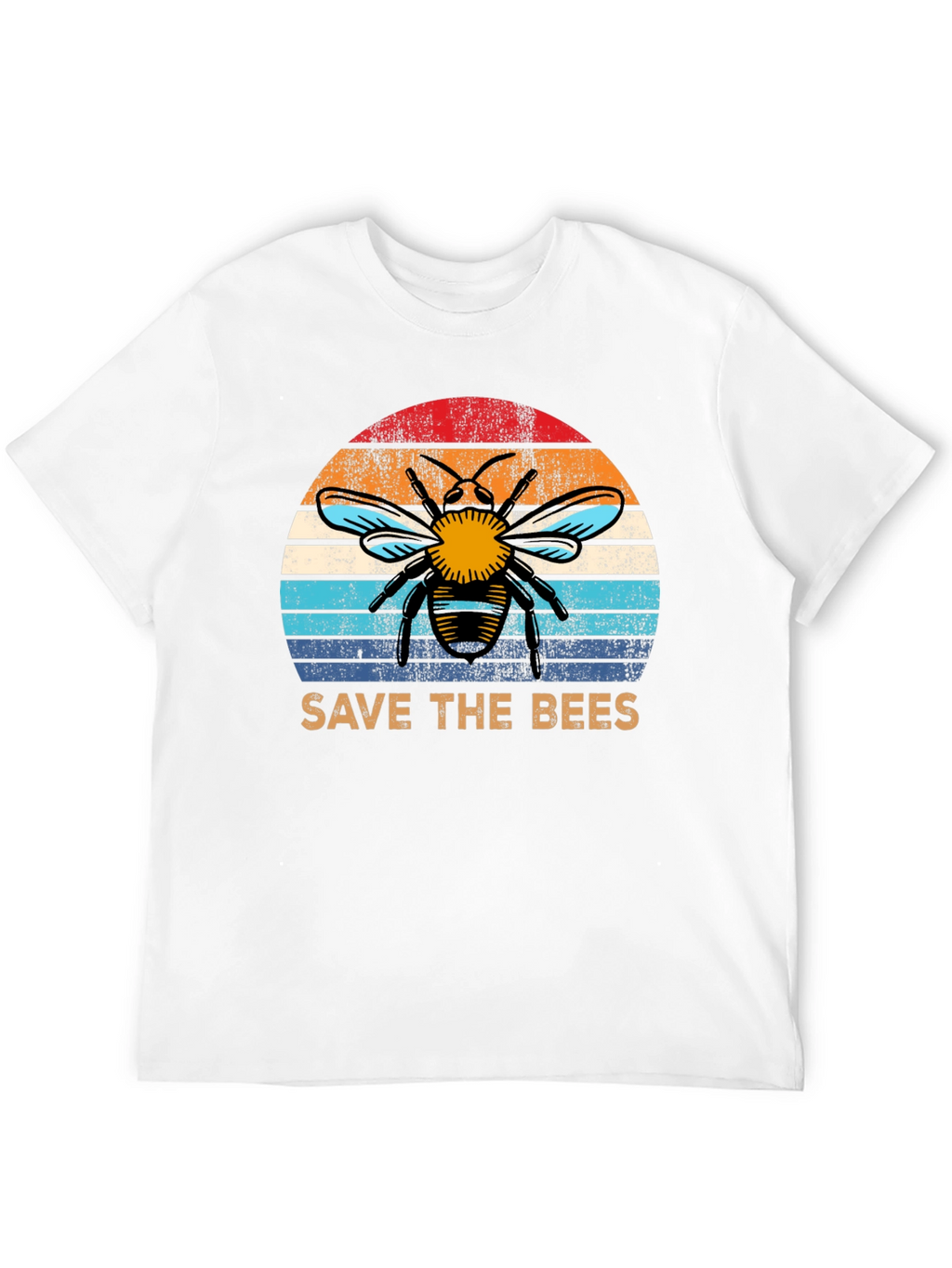 Save the Bees T-Shirt - Retro Bee Design
