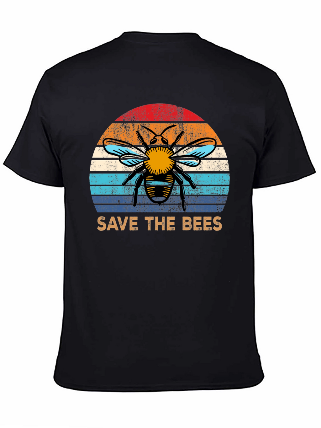 Save the Bees T-Shirt - Retro Bee Design