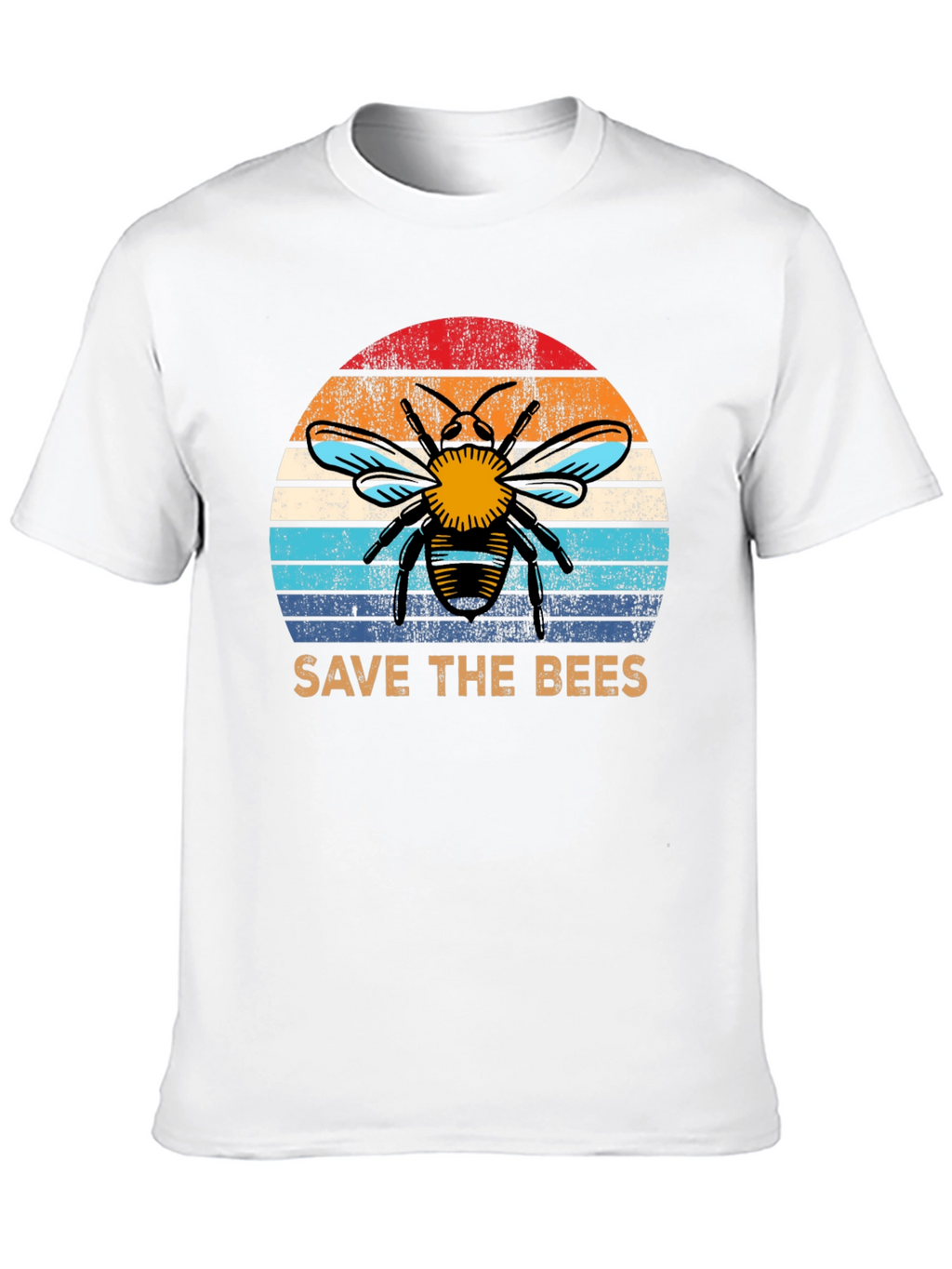 Save the Bees T-Shirt - Retro Bee Design