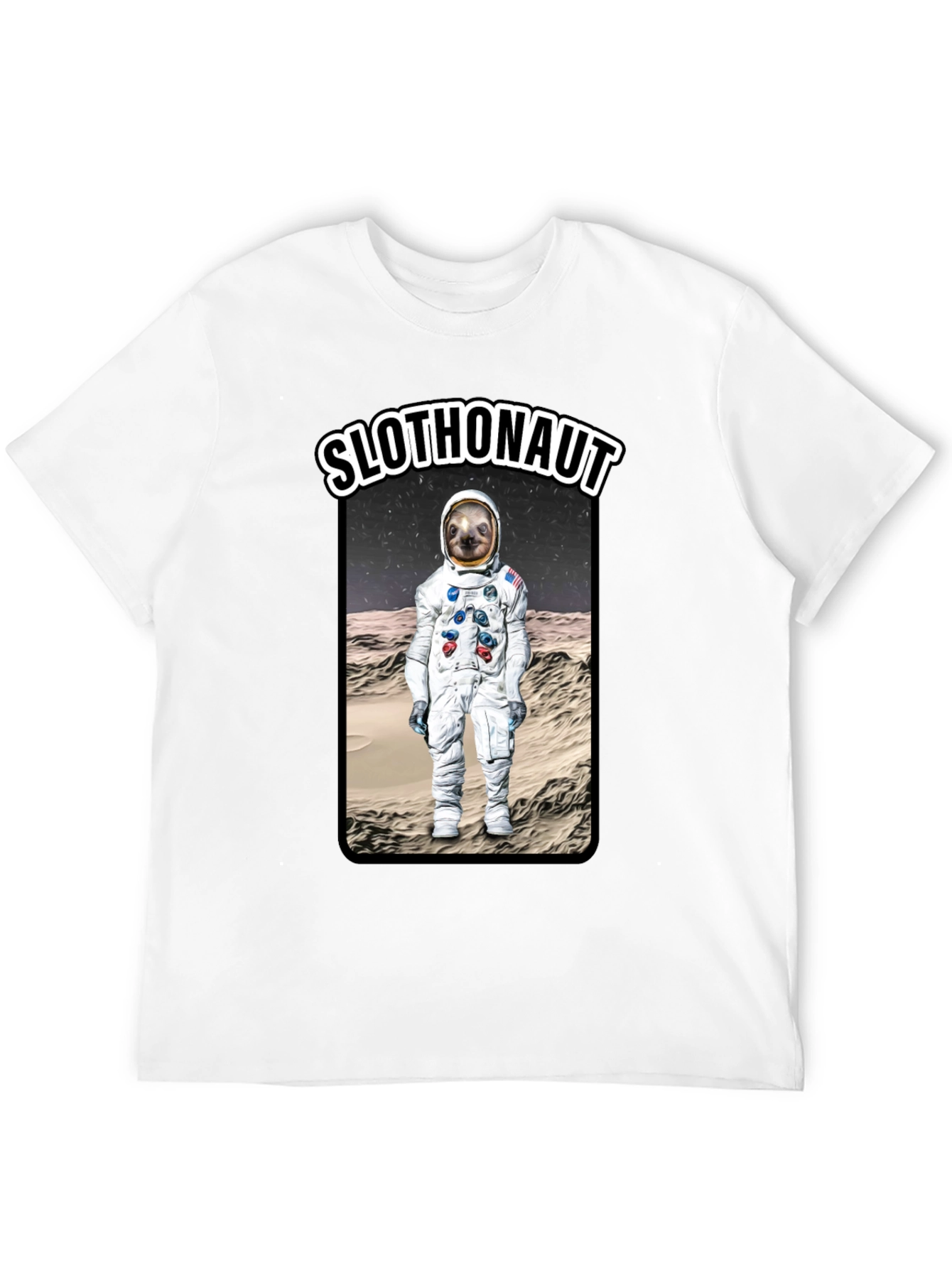 Slothonaut T-Shirt - Unique Astronaut Sloth Design