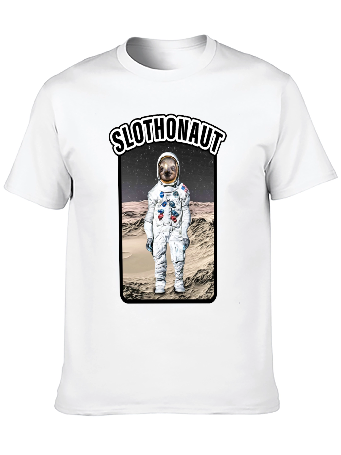 Slothonaut T-Shirt - Unique Astronaut Sloth Design