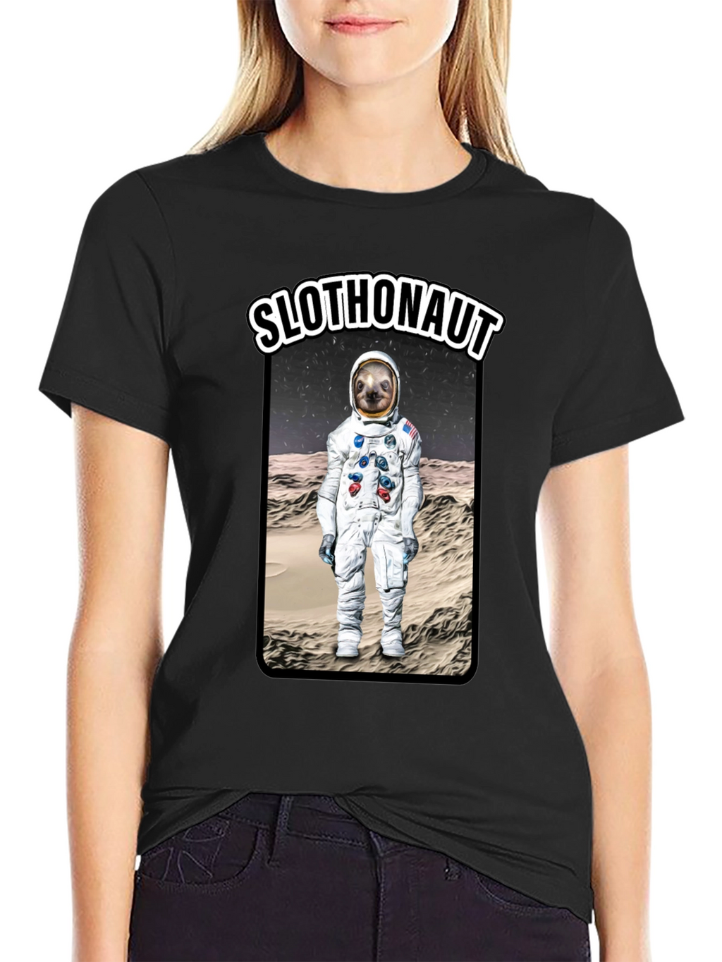 Slothonaut T-Shirt - Unique Astronaut Sloth Design