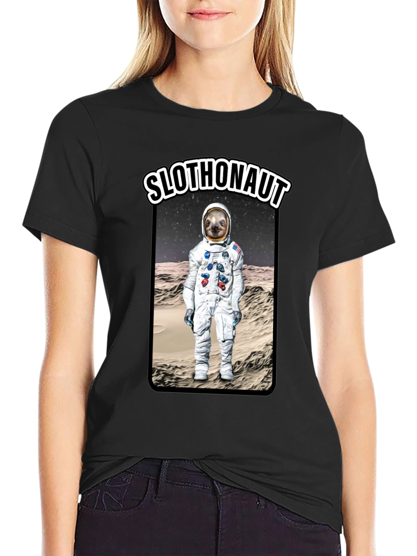 Slothonaut T-Shirt - Unique Astronaut Sloth Design