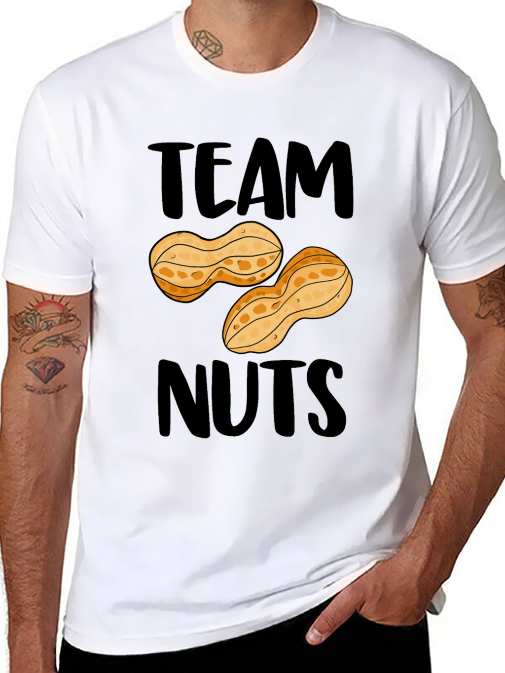 Team Nuts Funny Graphic Tee