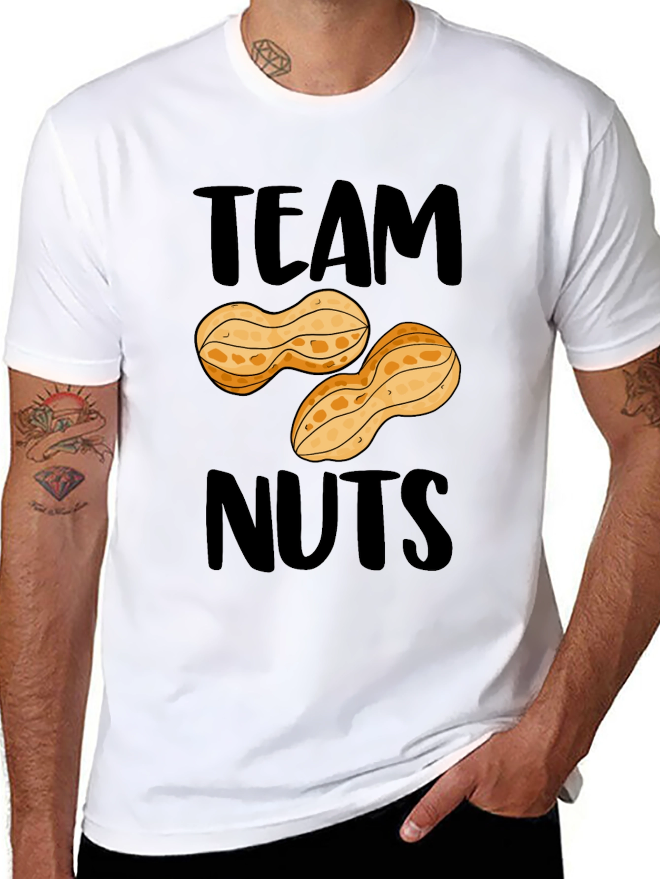 Team Nuts Funny Graphic Tee
