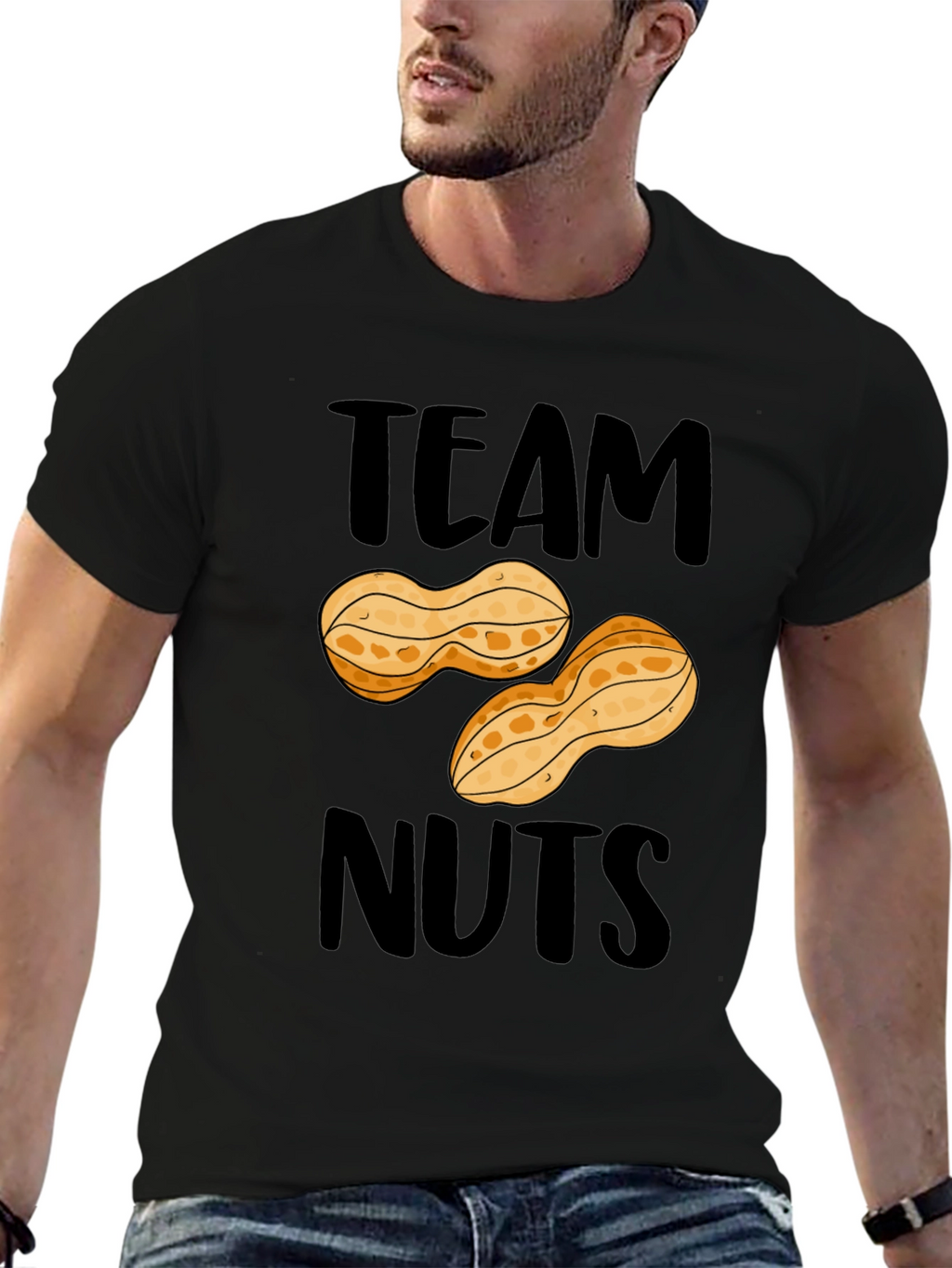 Team Nuts Funny Graphic Tee