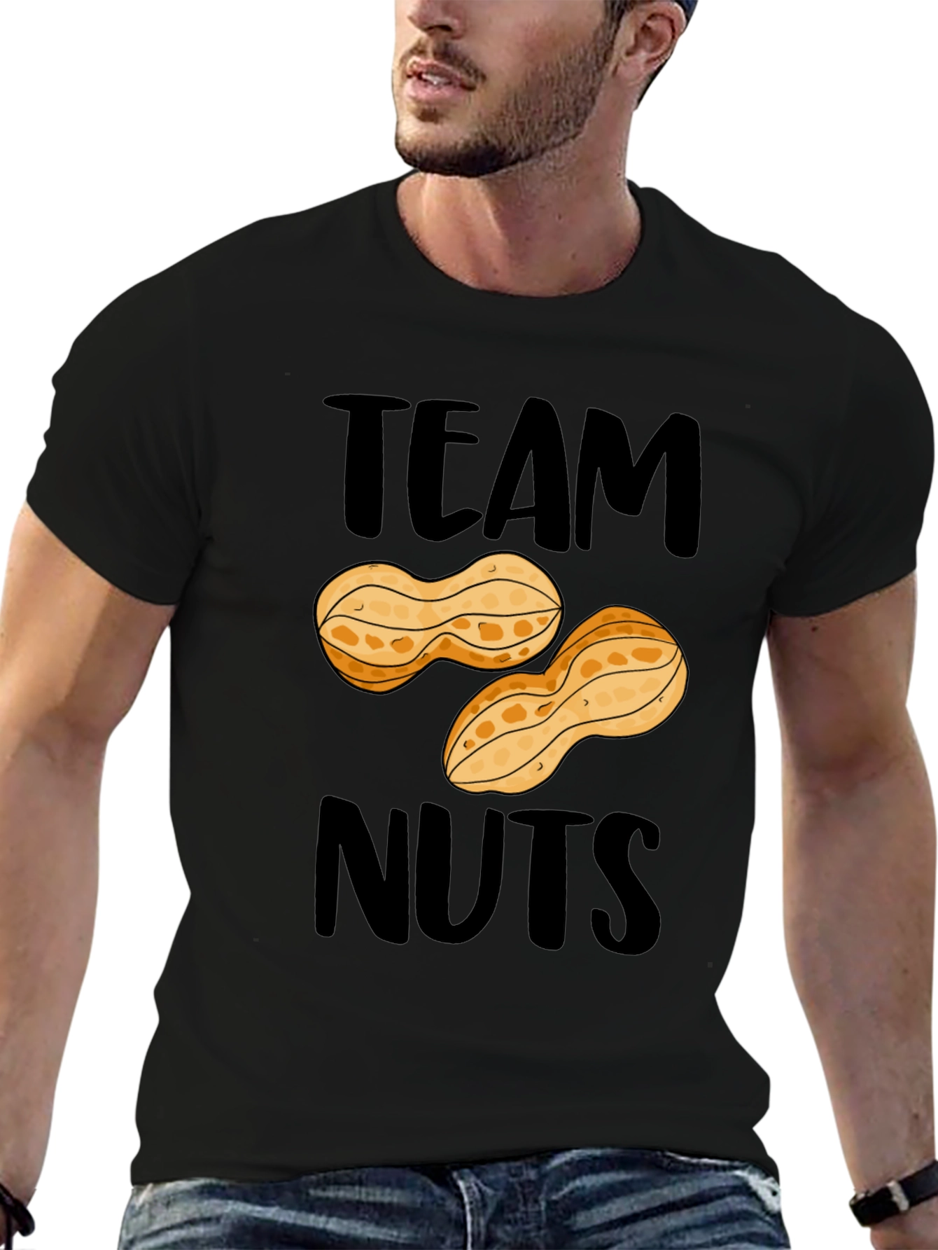 Team Nuts Funny Graphic Tee
