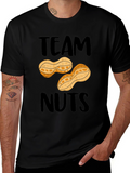 Team Nuts Funny Graphic Tee