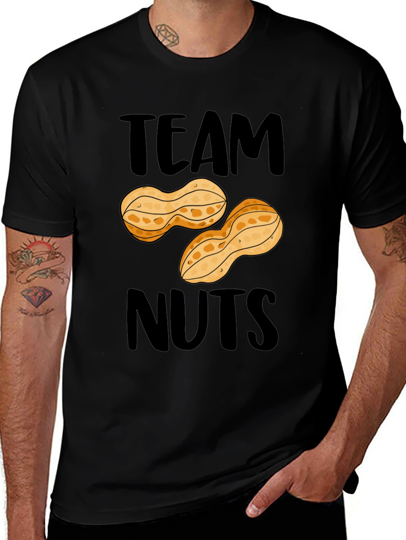 Team Nuts Funny Graphic Tee