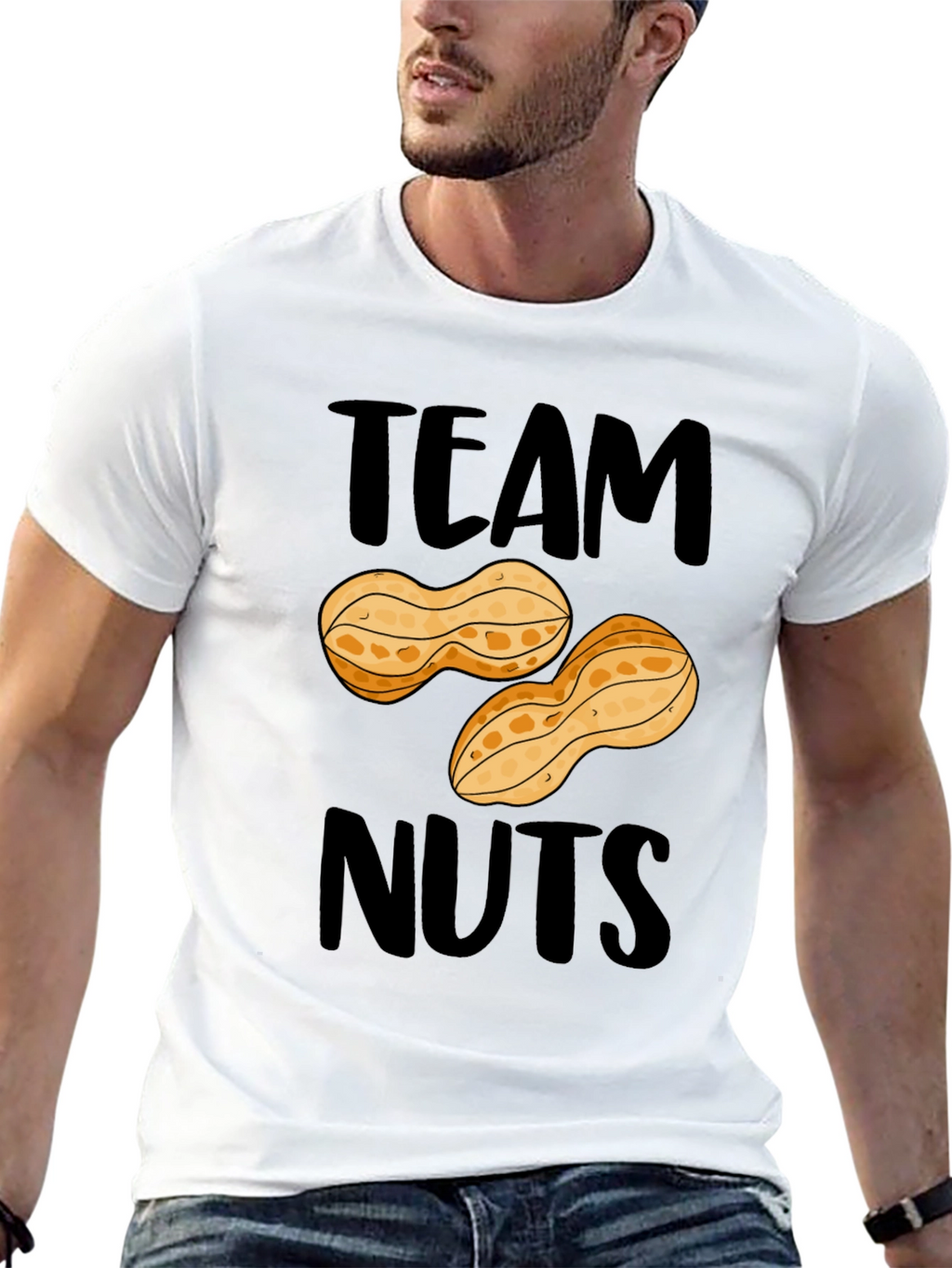 Team Nuts Funny Graphic Tee