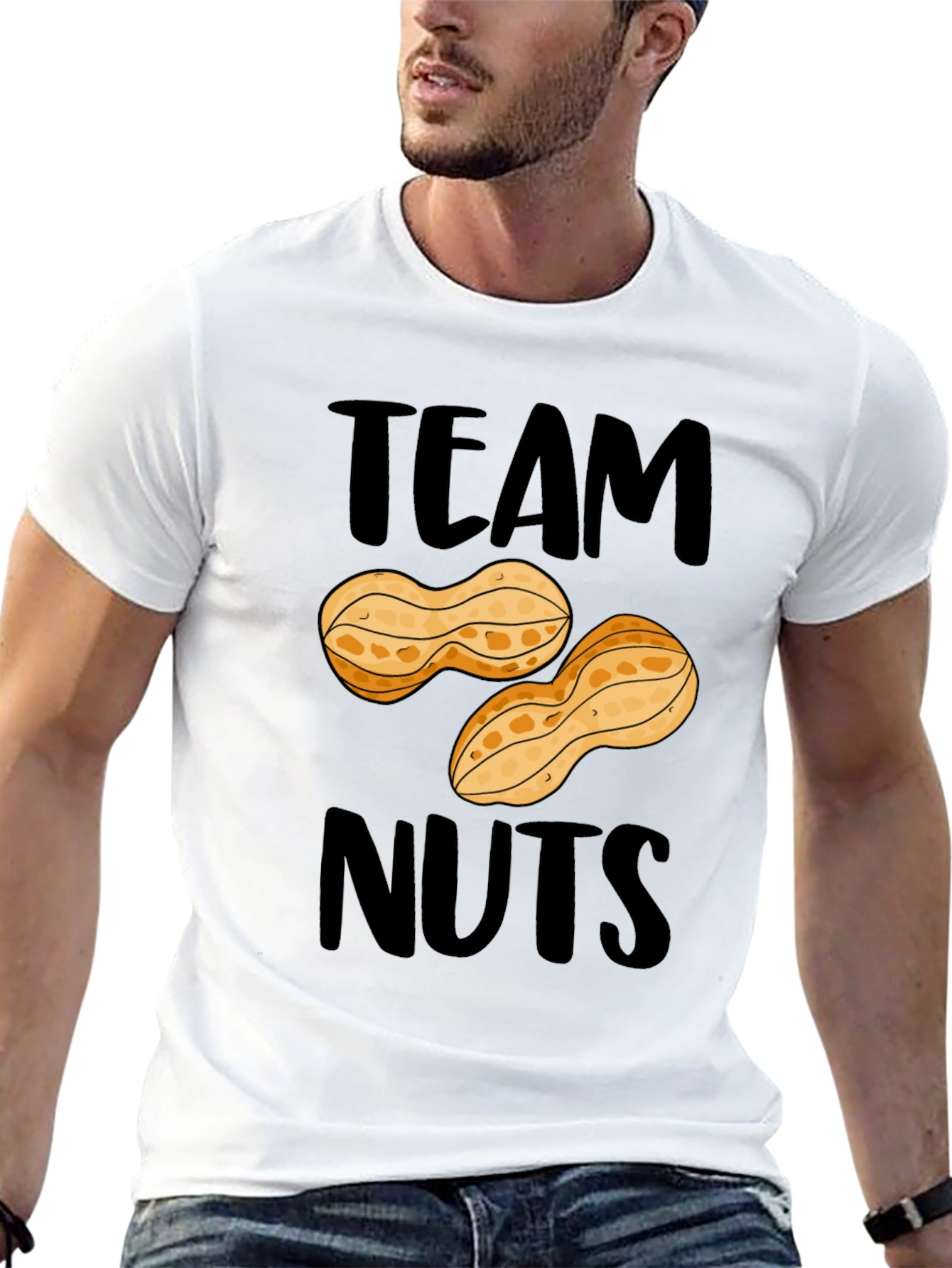 Team Nuts Funny Graphic Tee
