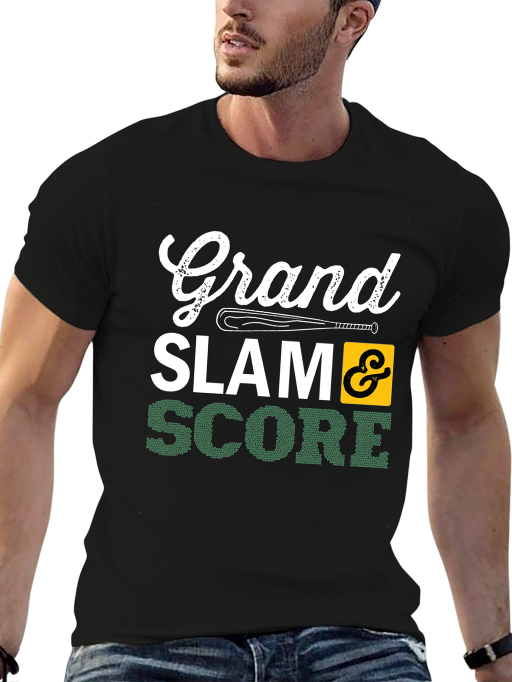 Grand Slam Score Baseball T-Shirt