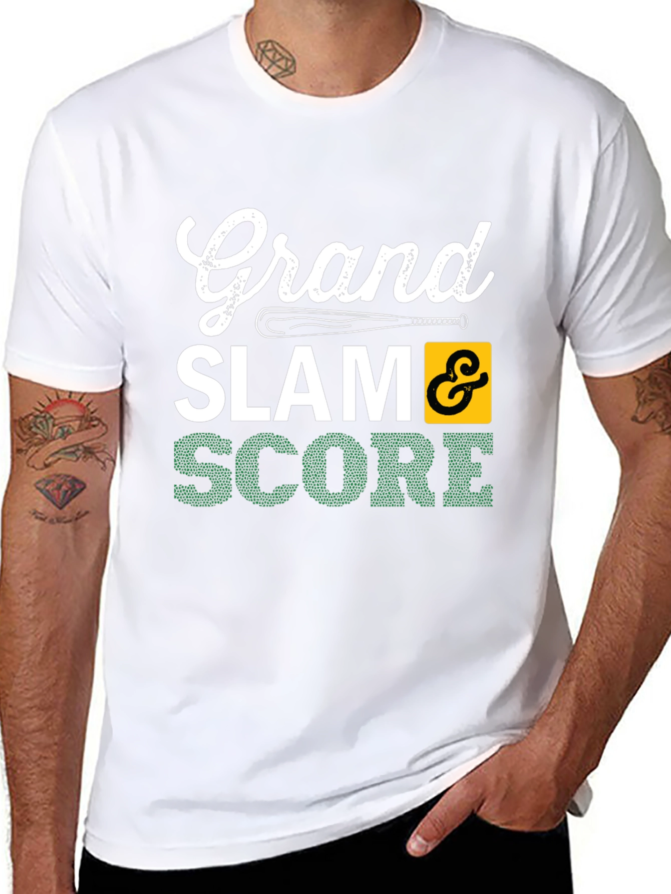 Grand Slam Score Baseball T-Shirt