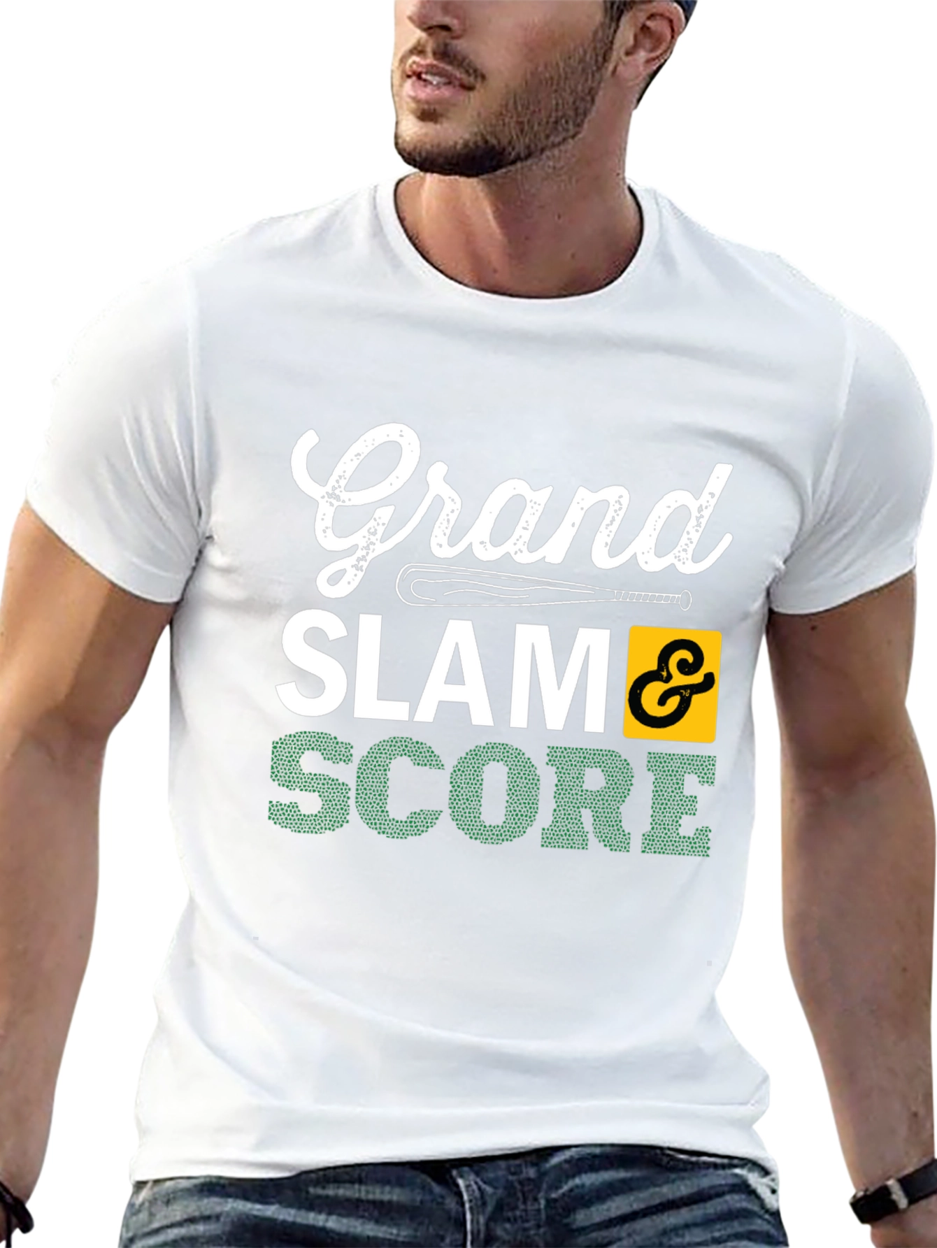 Grand Slam Score Baseball T-Shirt