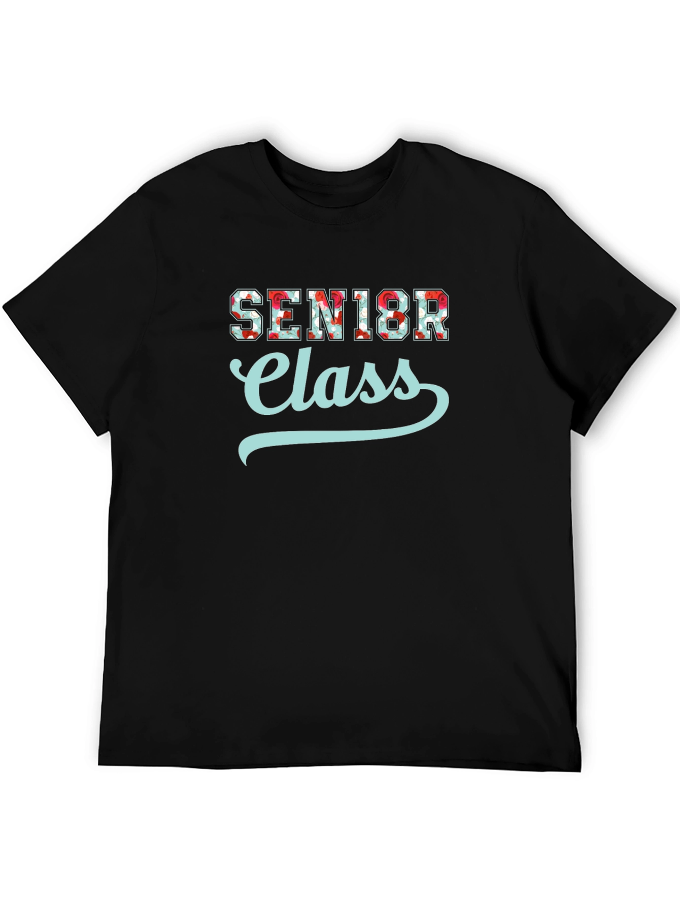 Senior Class T-Shirt - Floral Vintage Style