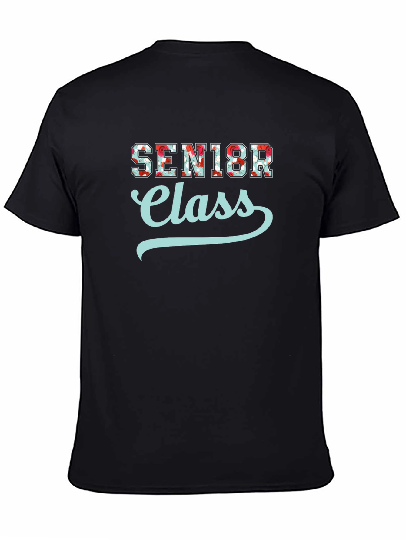 Senior Class T-Shirt - Floral Vintage Style