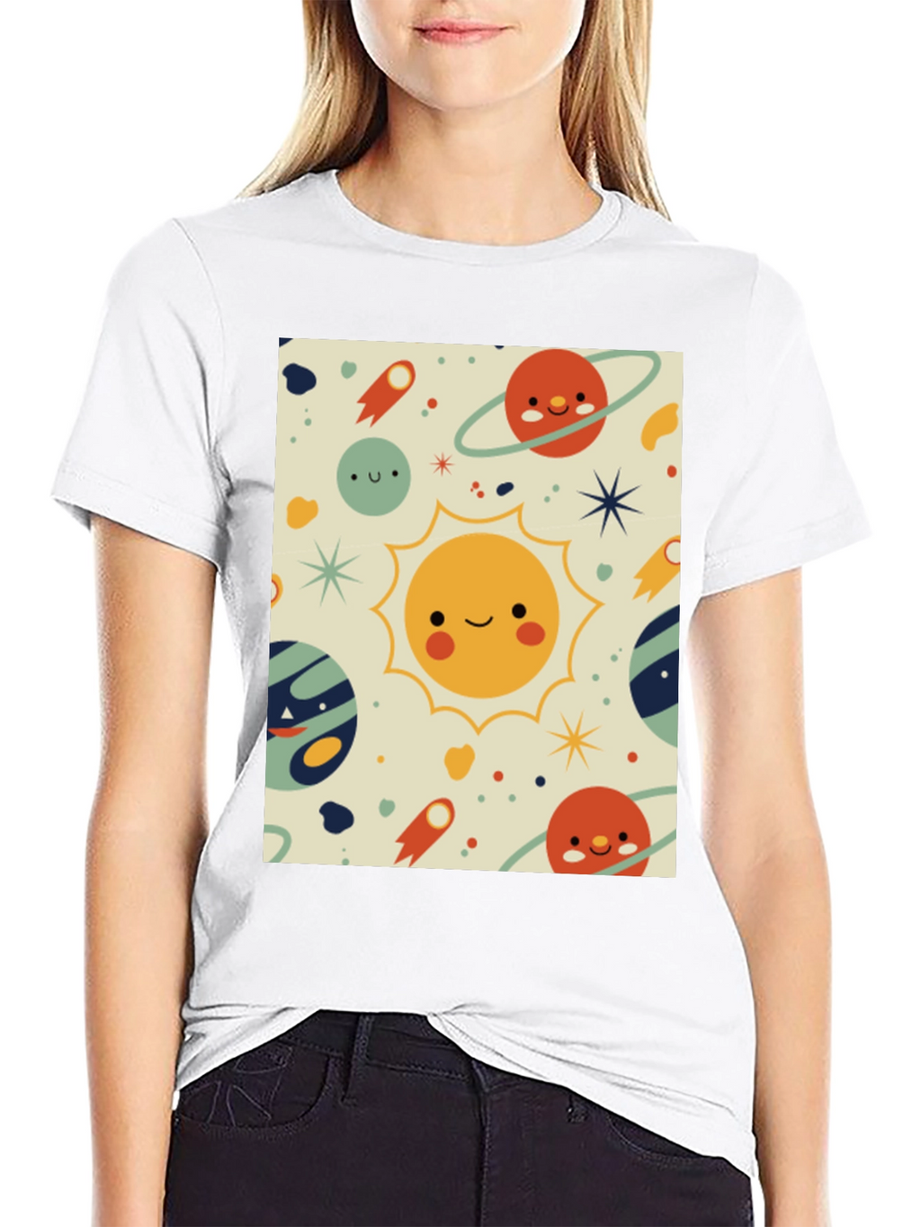 Cosmic Cutie T-Shirt - Solar System Style