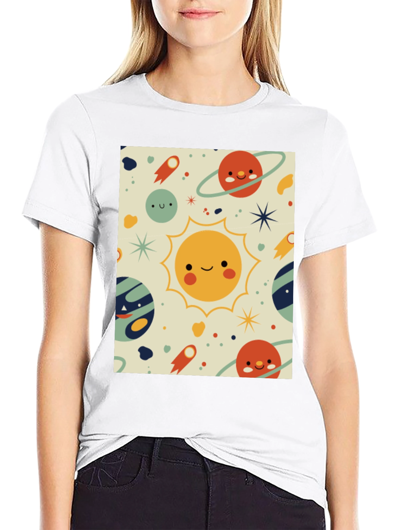 Cosmic Cutie T-Shirt - Solar System Style