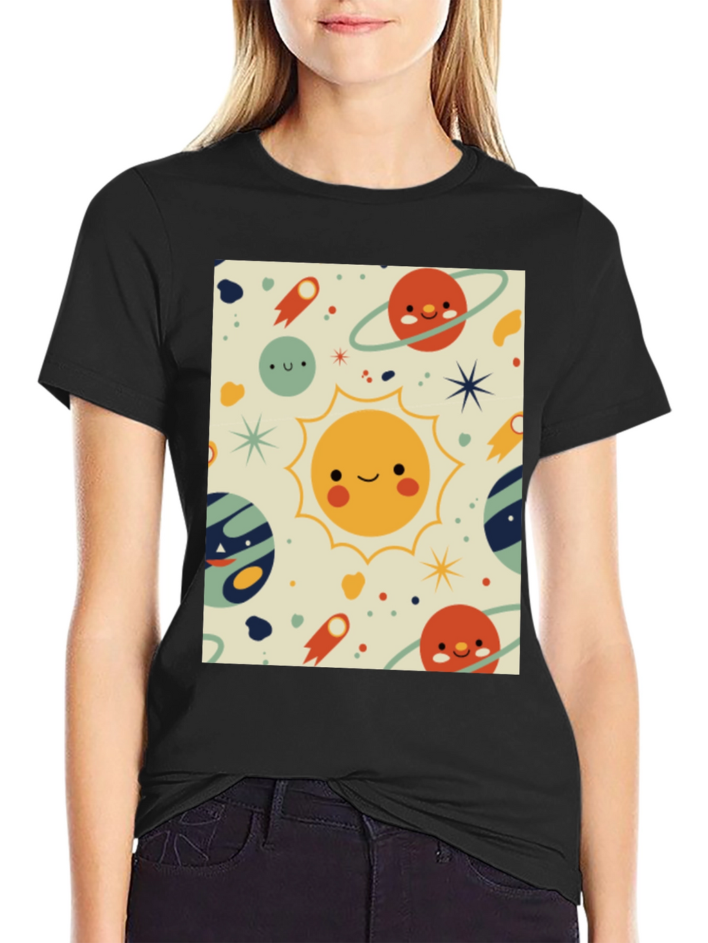 Cosmic Cutie T-Shirt - Solar System Style