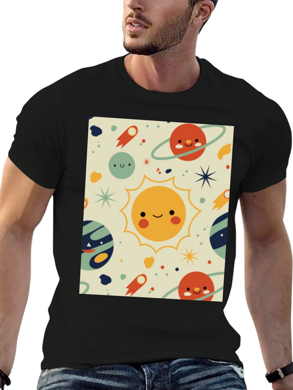 Cosmic Cutie T-Shirt - Solar System Style