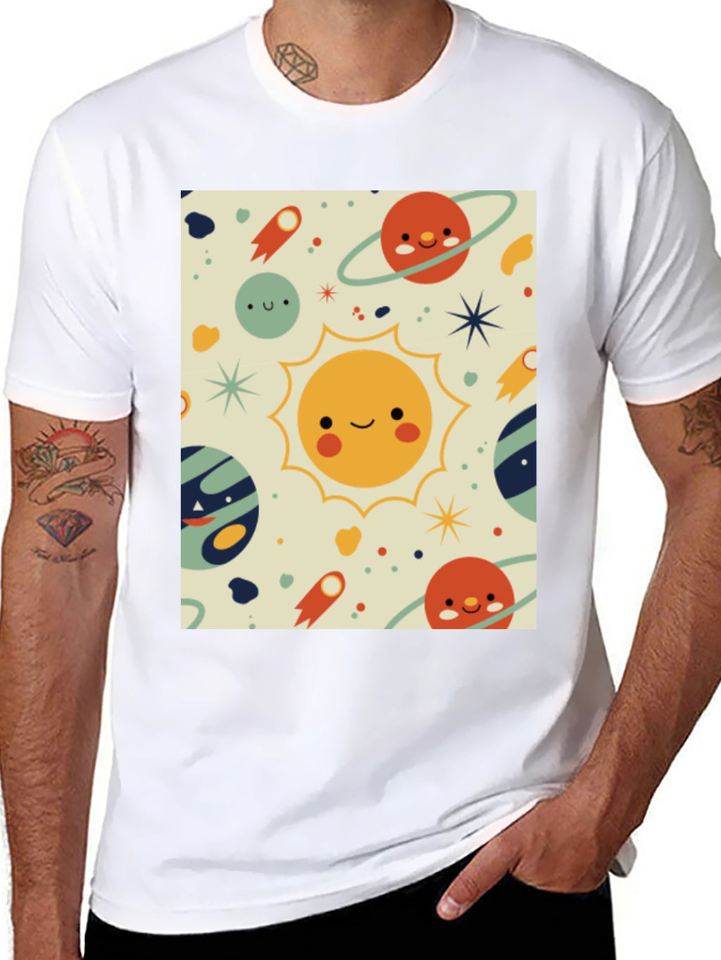 Cosmic Cutie T-Shirt - Solar System Style