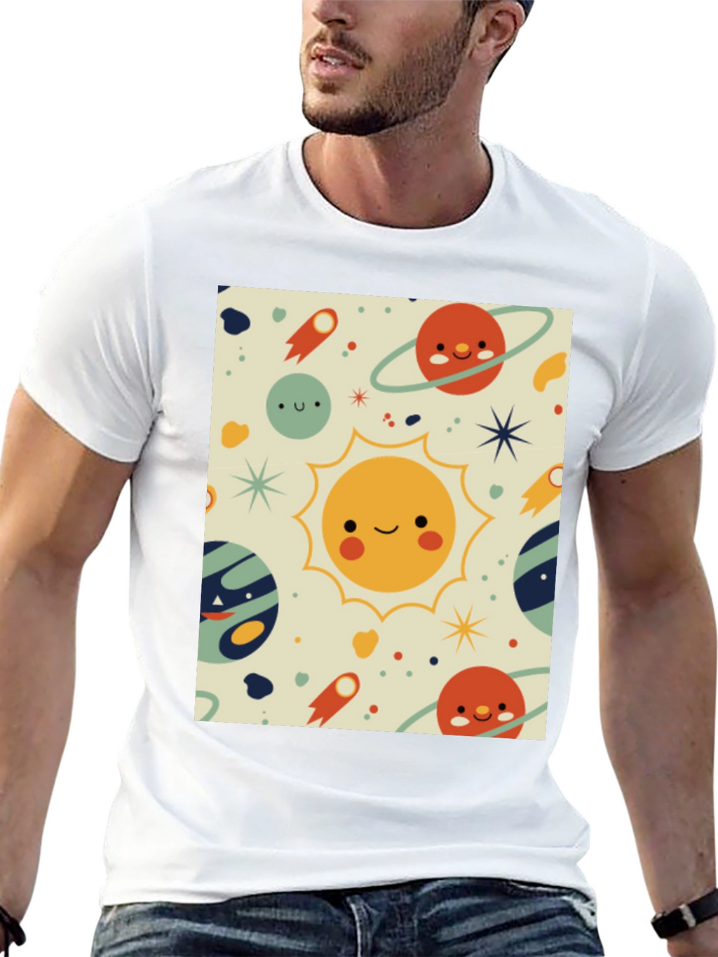 Cosmic Cutie T-Shirt - Solar System Style