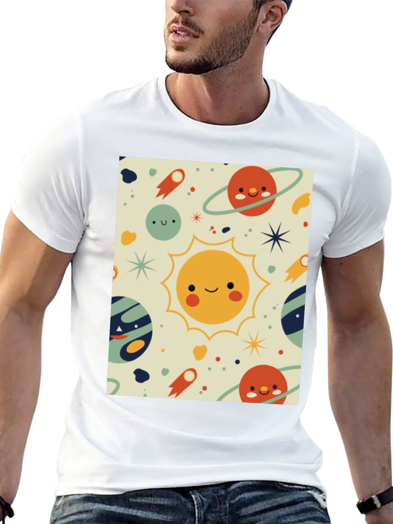 Cosmic Cutie T-Shirt - Solar System Style