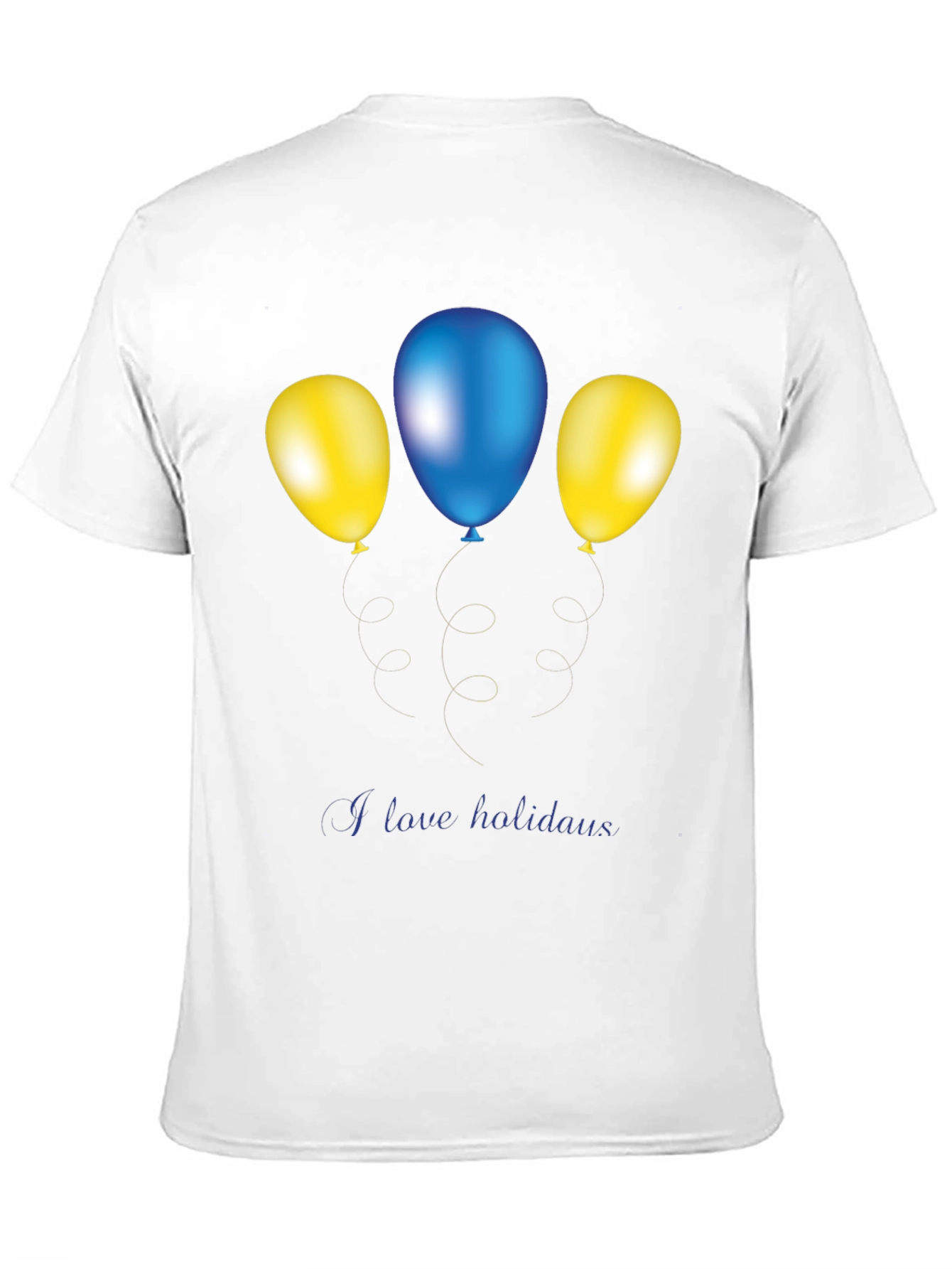 Festive Balloons Graphic Tee - Holiday Fun