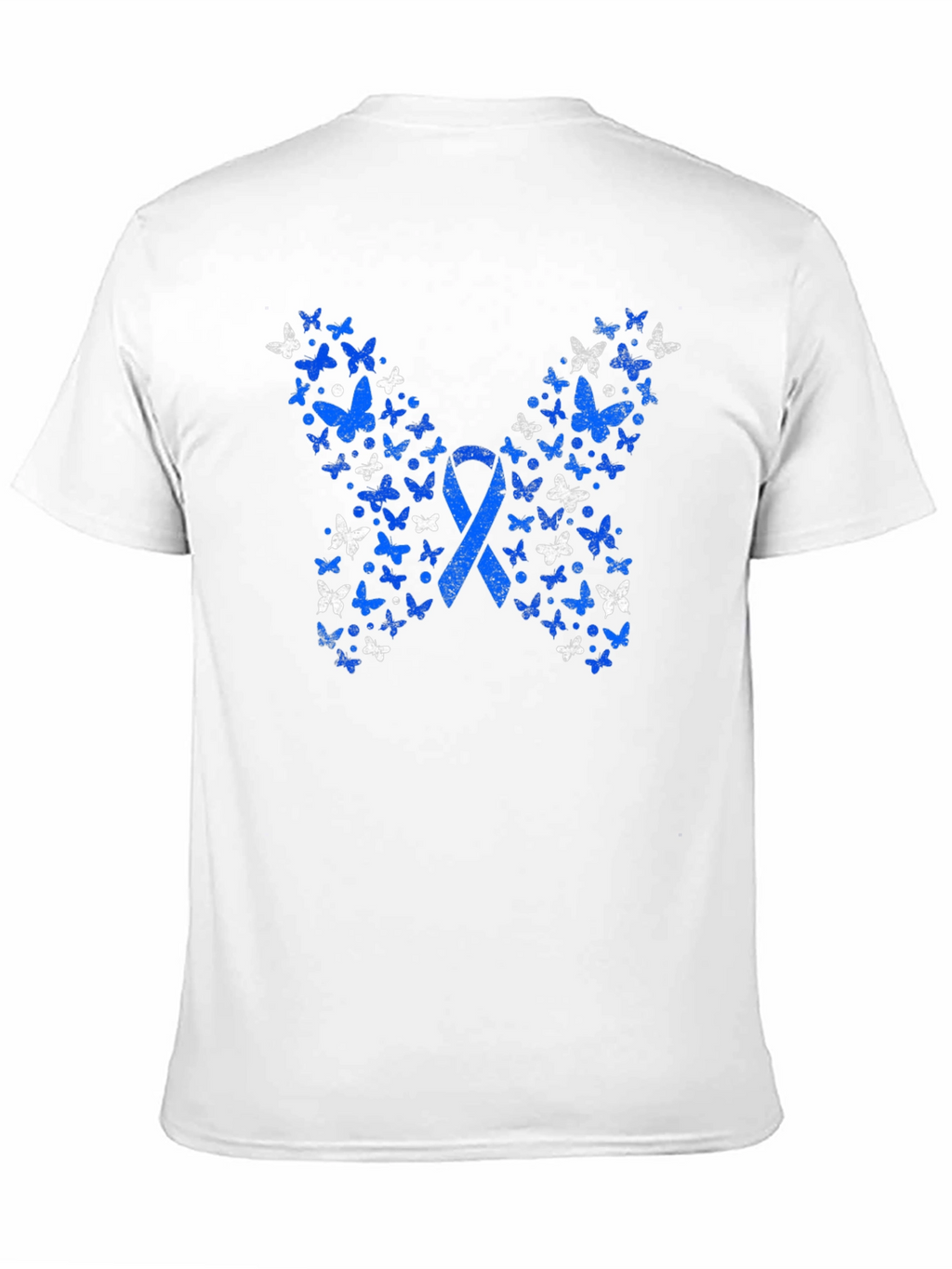 Butterfly Ribbon Graphic Tee - Awareness Shirt