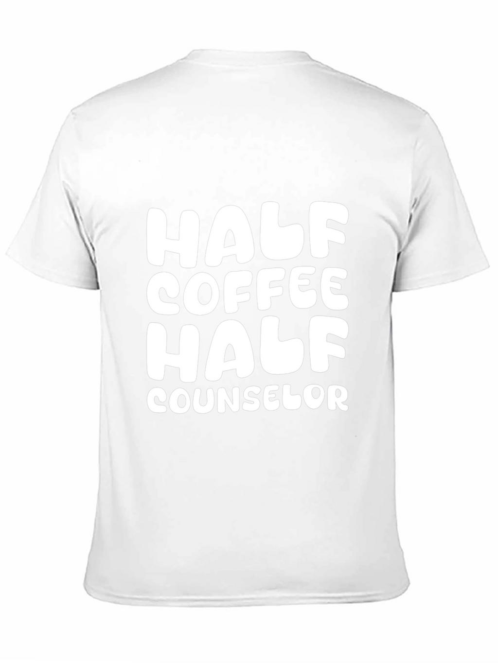 Half Coffee Half Counselor Graphic Tee
