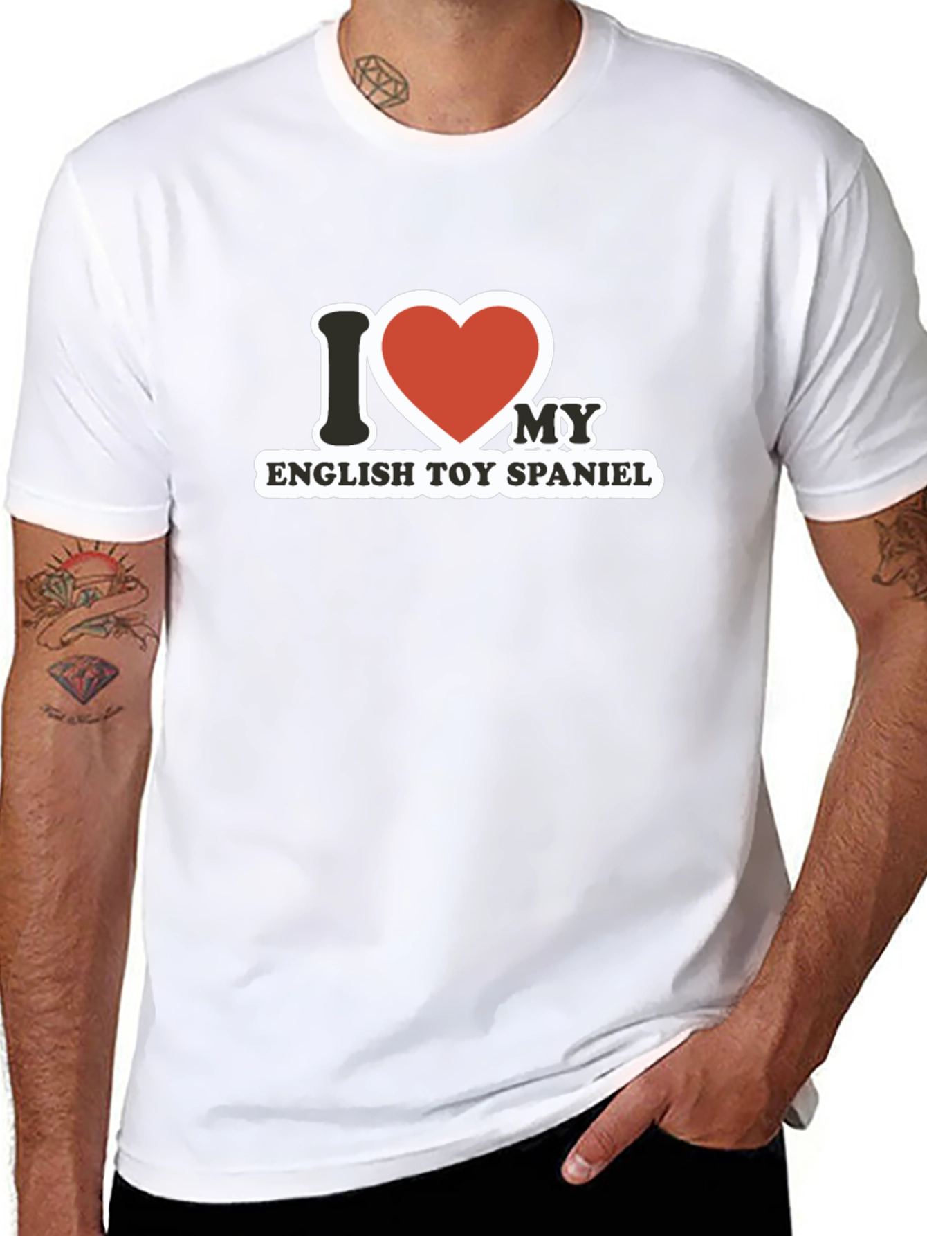 I Love My English Toy Spaniel T-Shirt
