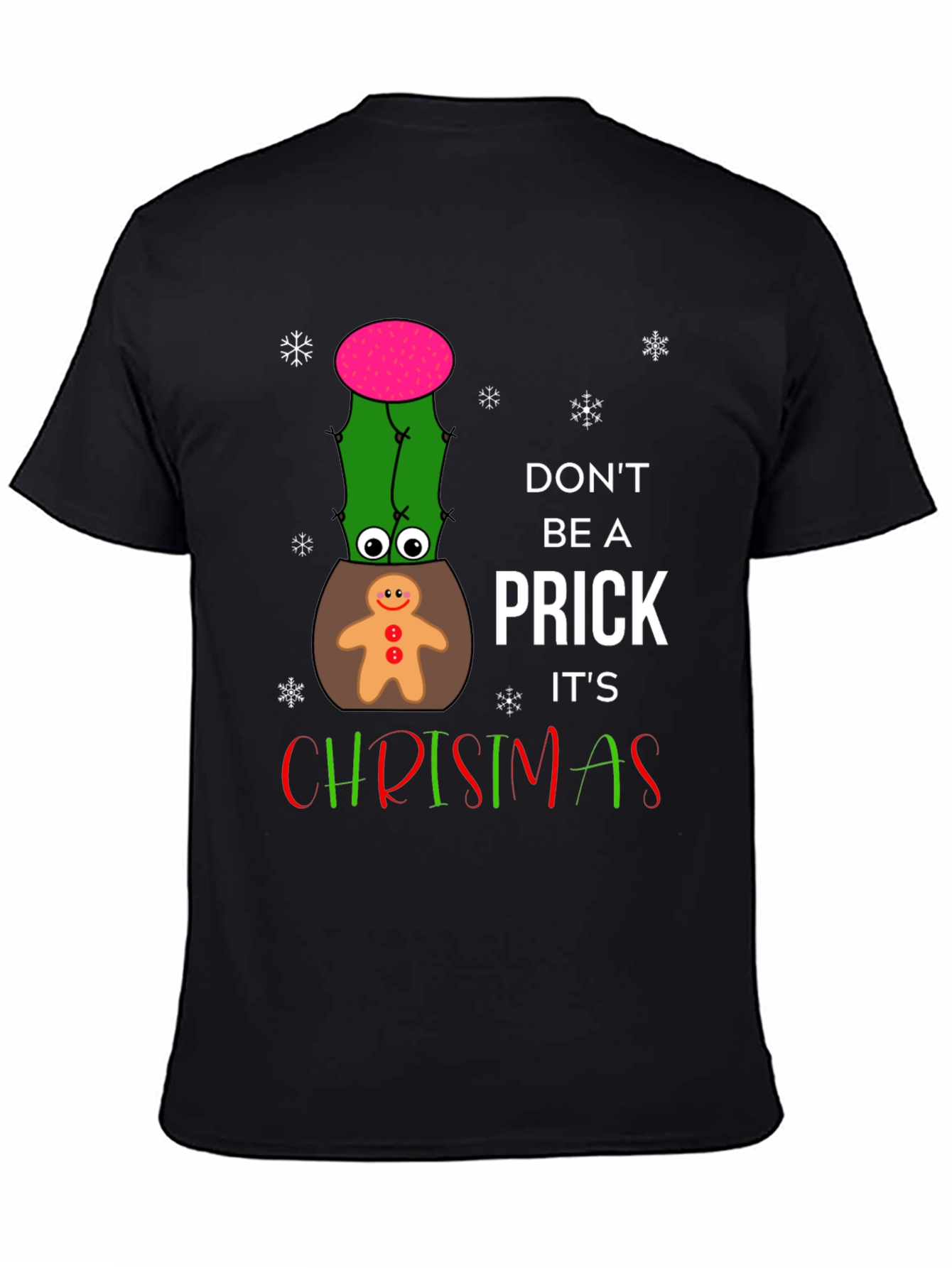 Funny Christmas Cactus T-Shirt