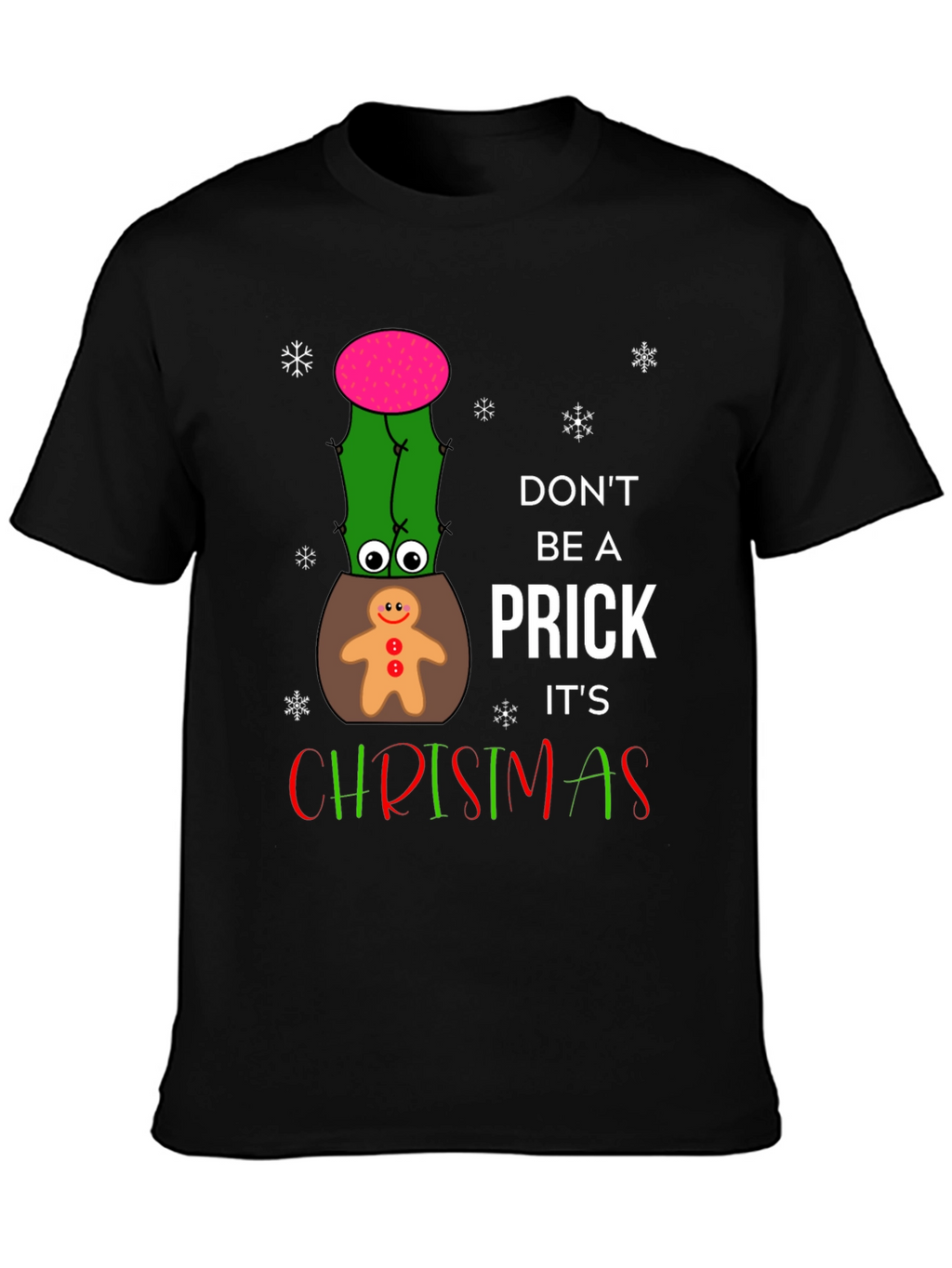 Funny Christmas Cactus T-Shirt