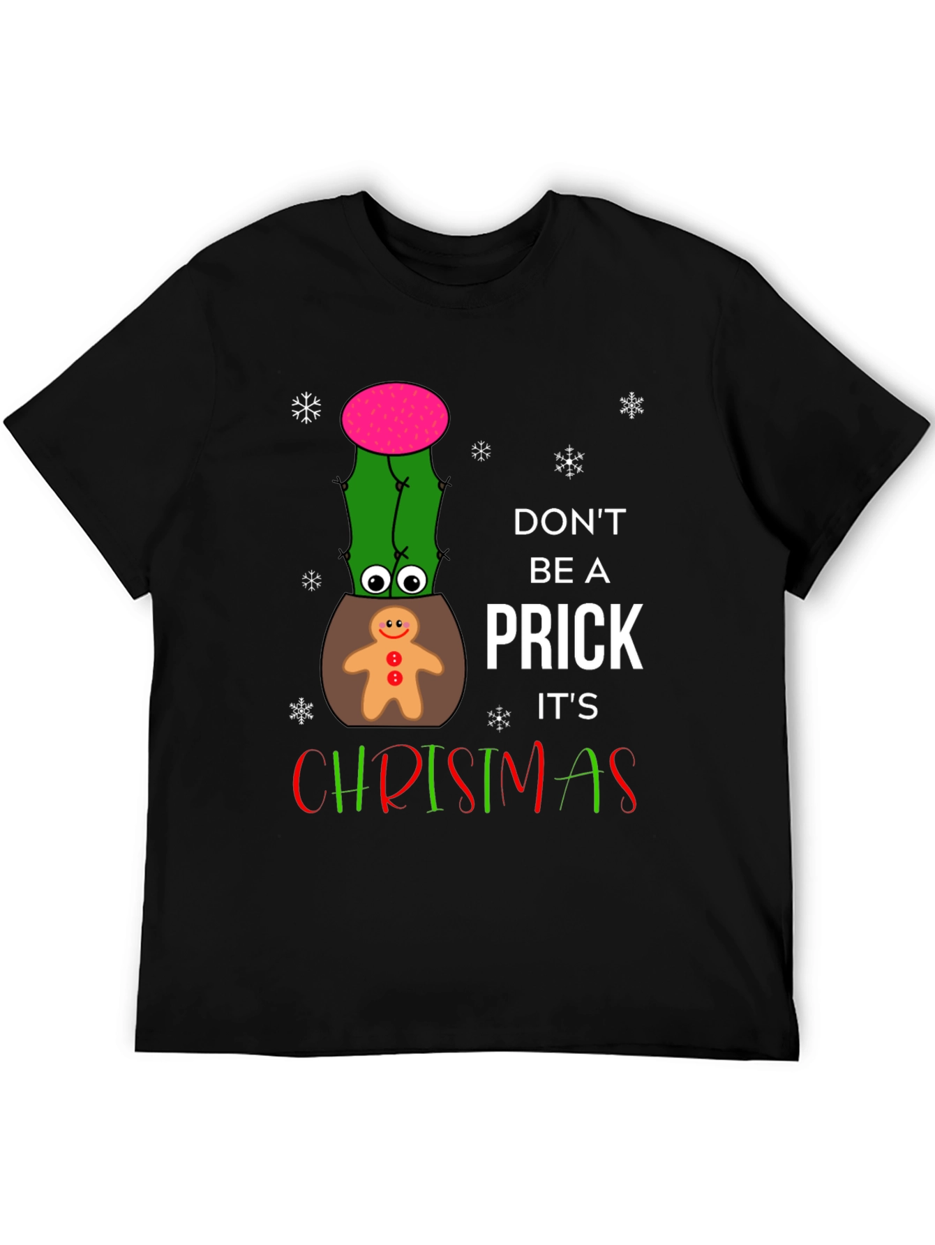 Funny Christmas Cactus T-Shirt