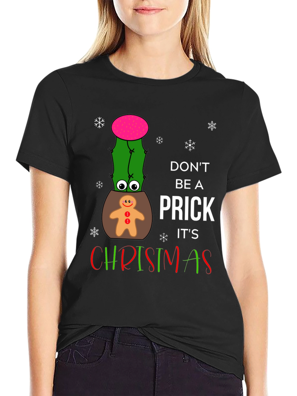 Funny Christmas Cactus T-Shirt