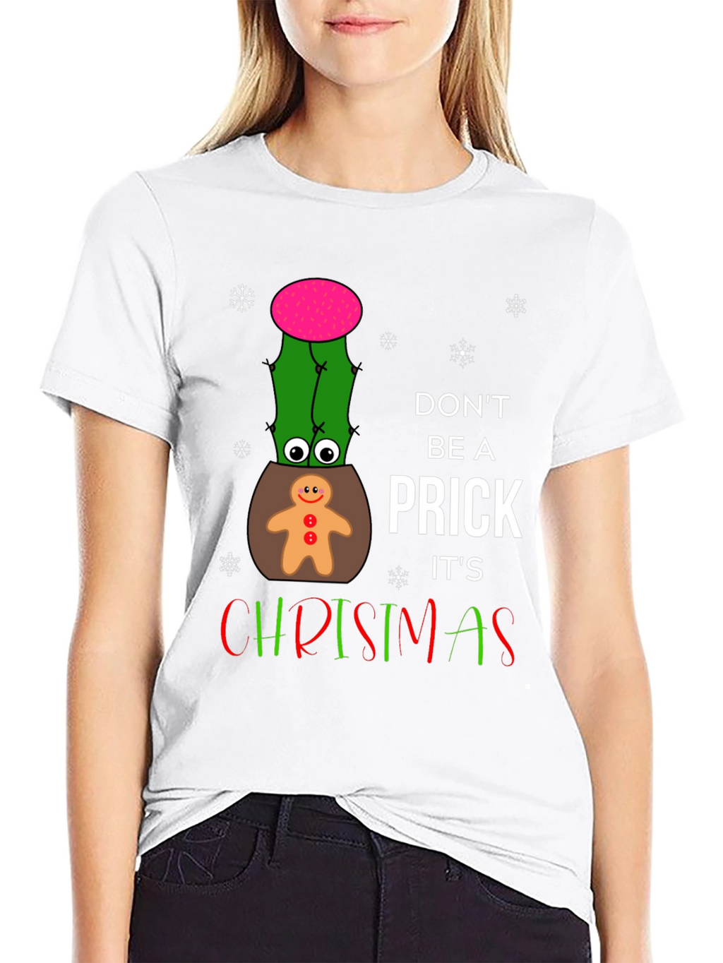Funny Christmas Cactus T-Shirt
