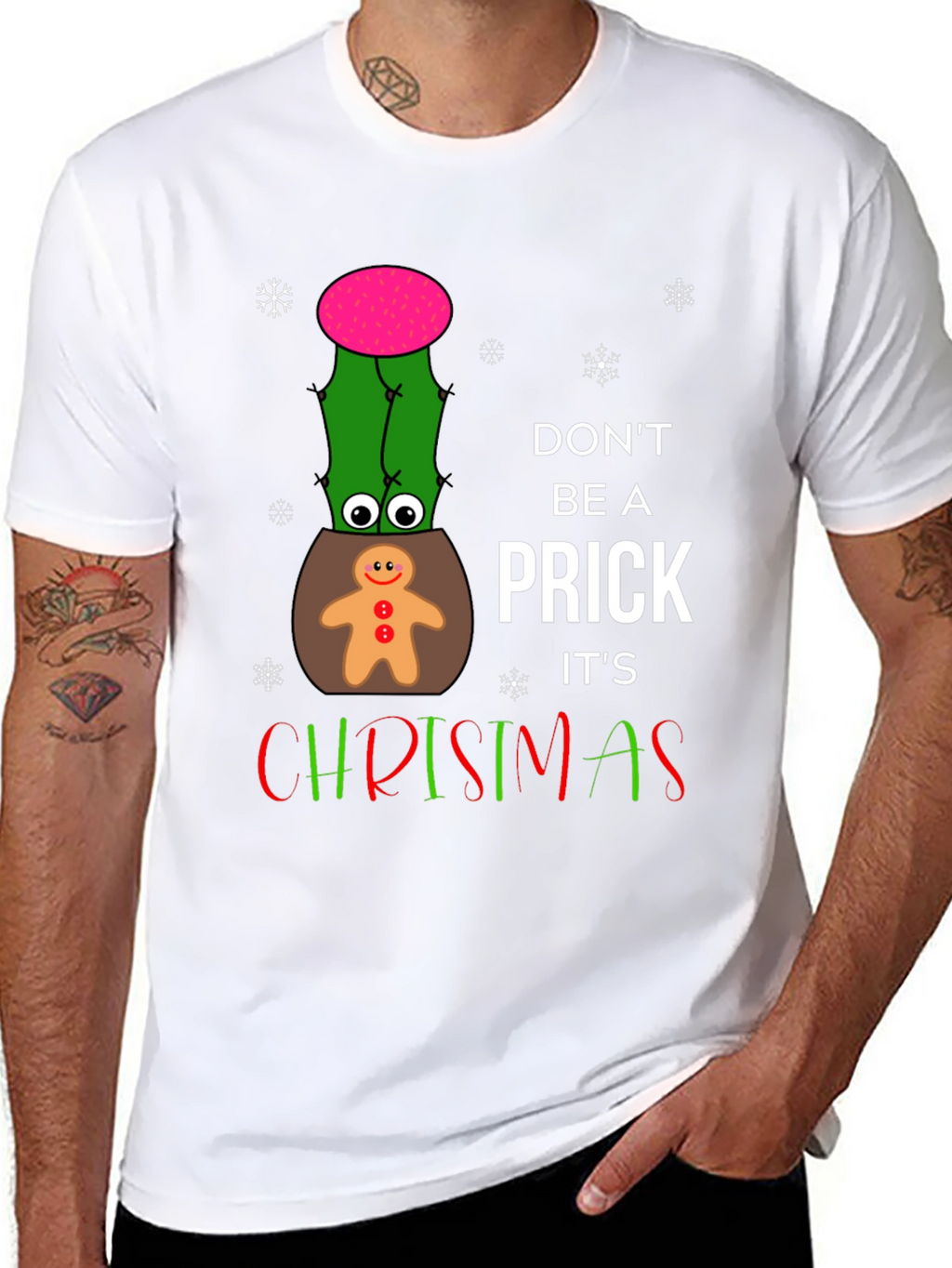 Funny Christmas Cactus T-Shirt