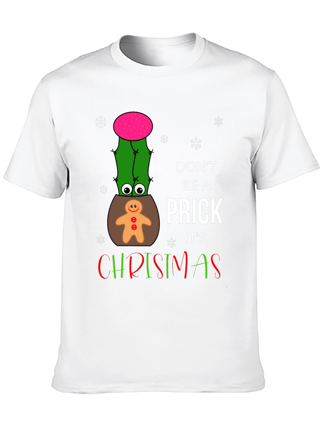 Funny Christmas Cactus T-Shirt