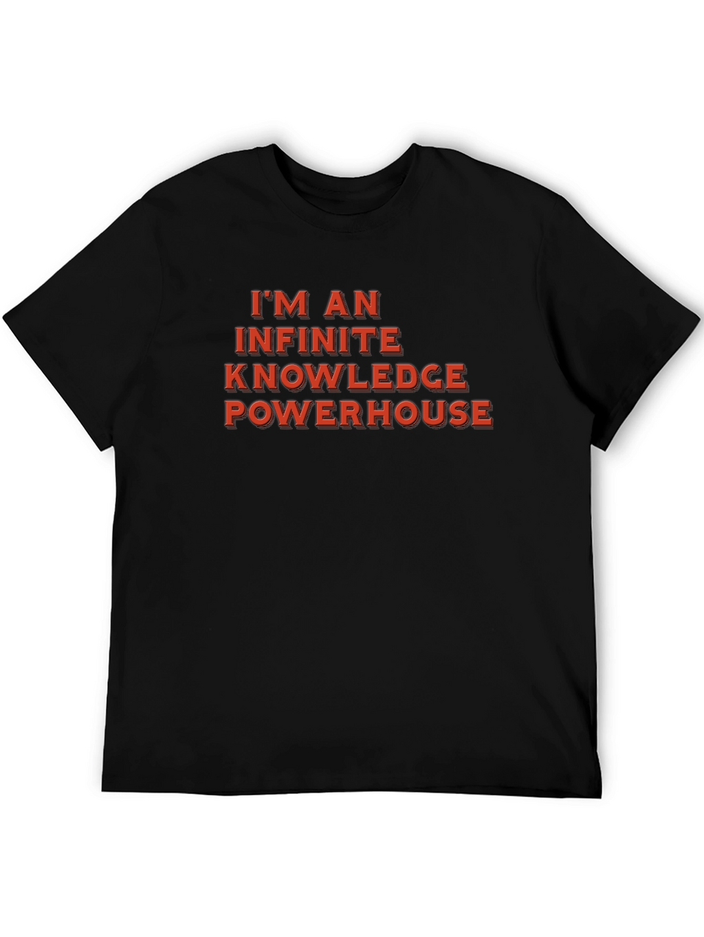 Infinite Knowledge Powerhouse Black T-Shirt