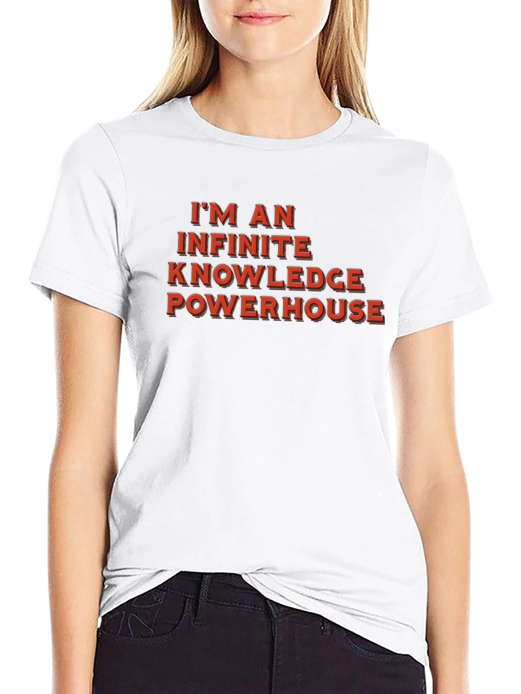 Infinite Knowledge Powerhouse Black T-Shirt