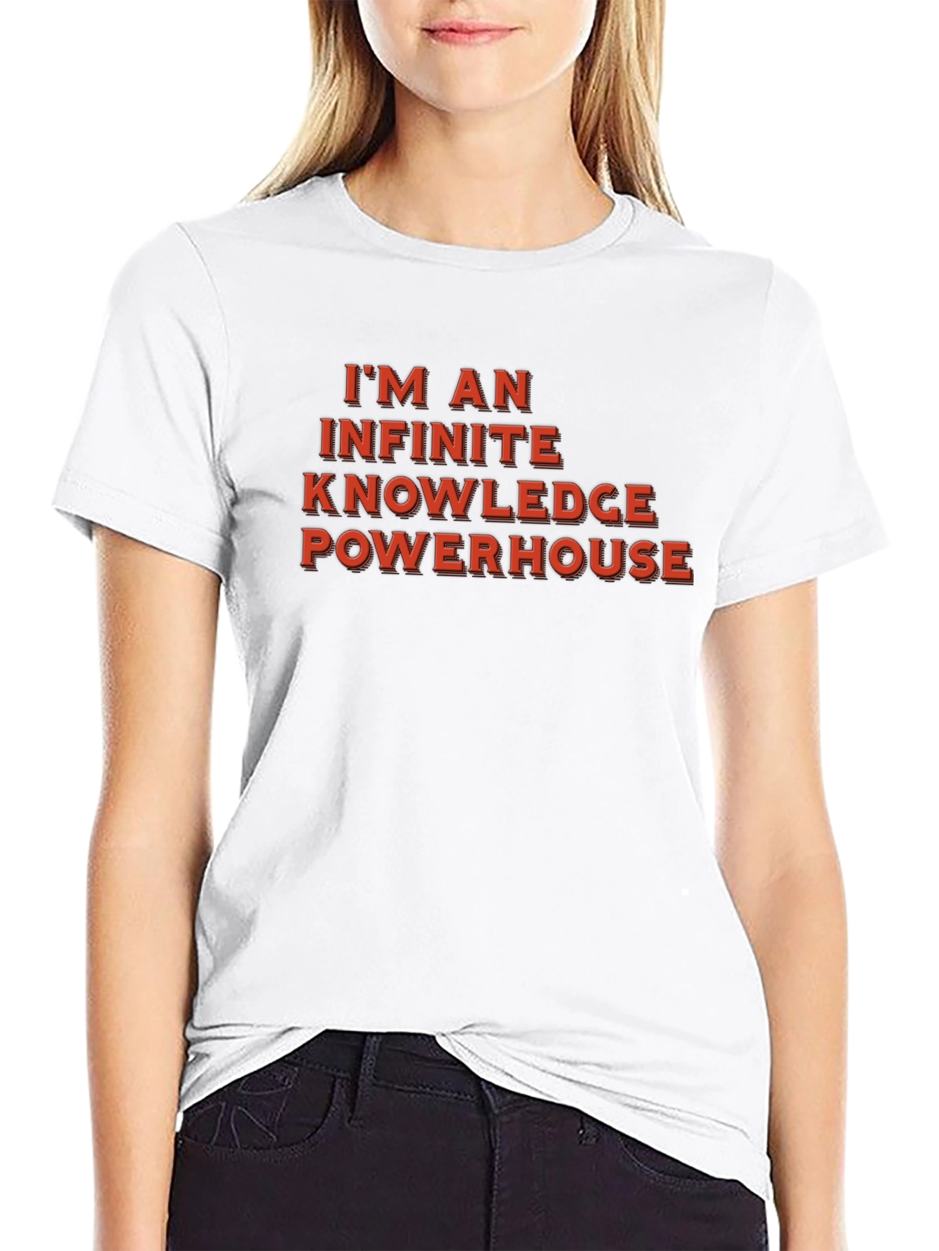 Infinite Knowledge Powerhouse Black T-Shirt