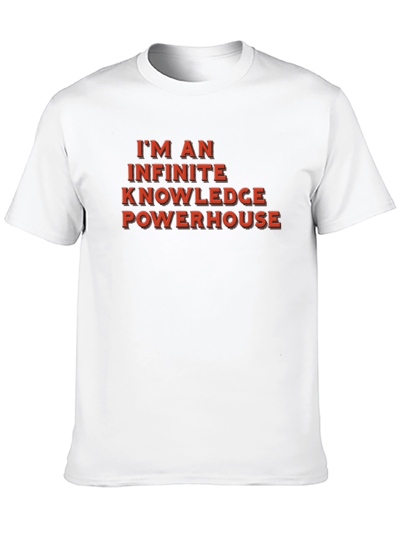 Infinite Knowledge Powerhouse Black T-Shirt