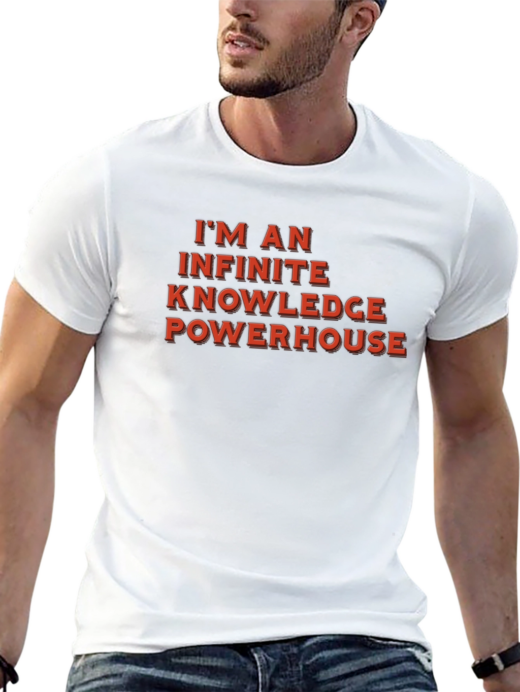 Infinite Knowledge Powerhouse Black T-Shirt