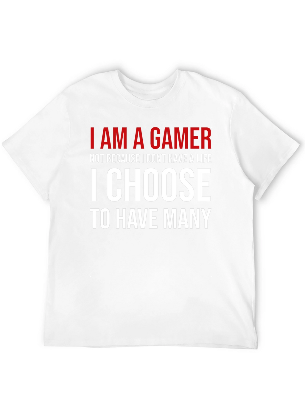 I AM A GAMER Graphic T-Shirt - Black