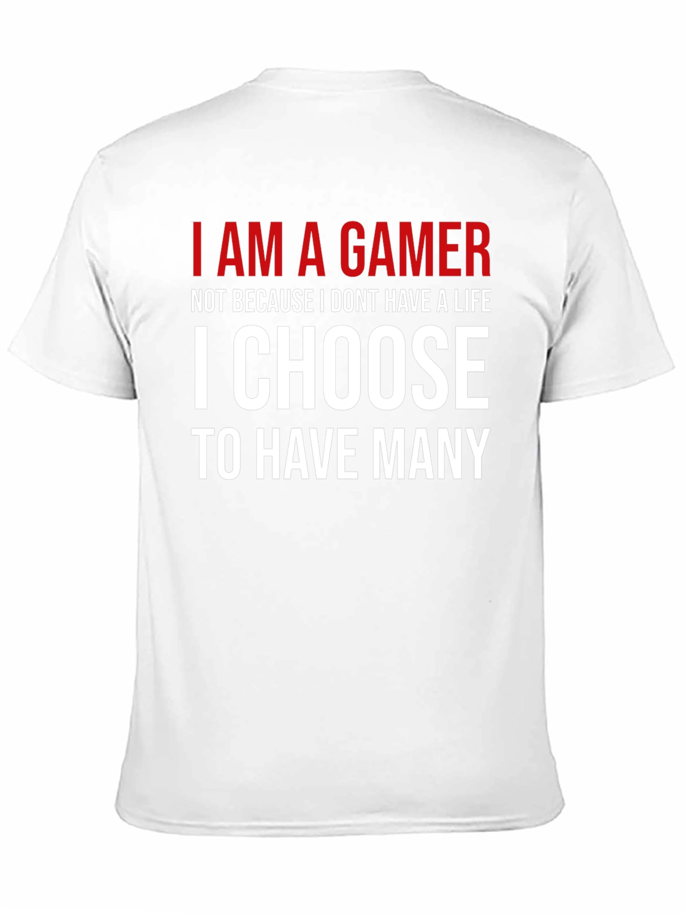 I AM A GAMER Graphic T-Shirt - Black