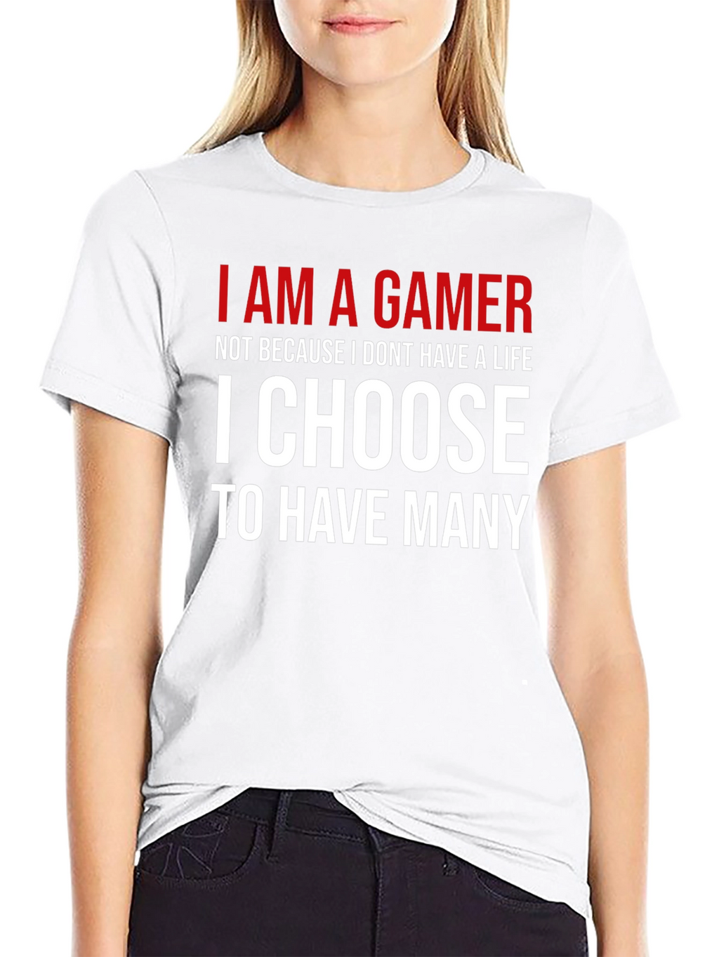 I AM A GAMER Graphic T-Shirt - Black