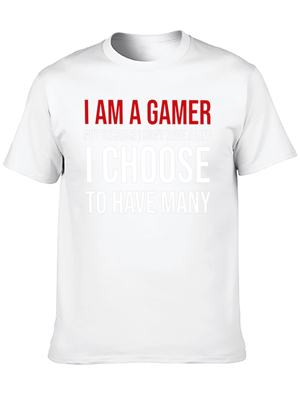I AM A GAMER Graphic T-Shirt - Black