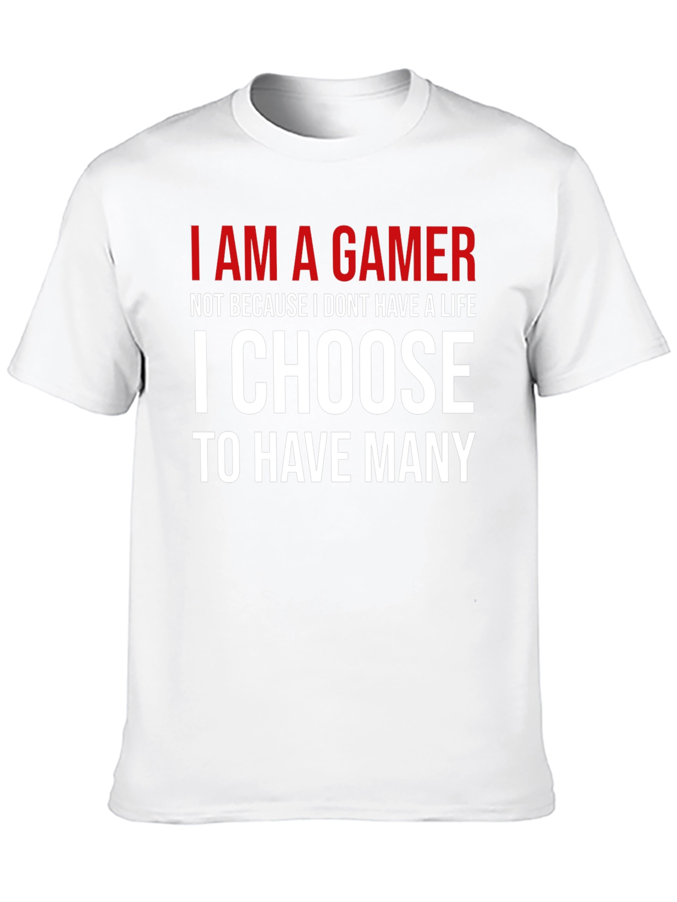 I AM A GAMER Graphic T-Shirt - Black