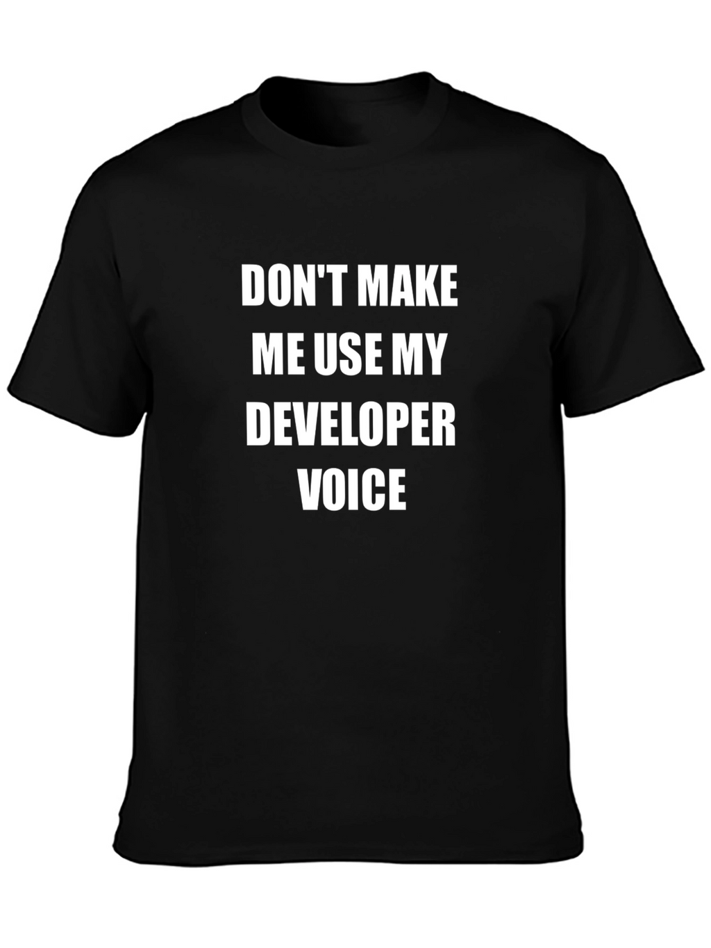 Developer Voice T-Shirt - Funny Programmer Tee