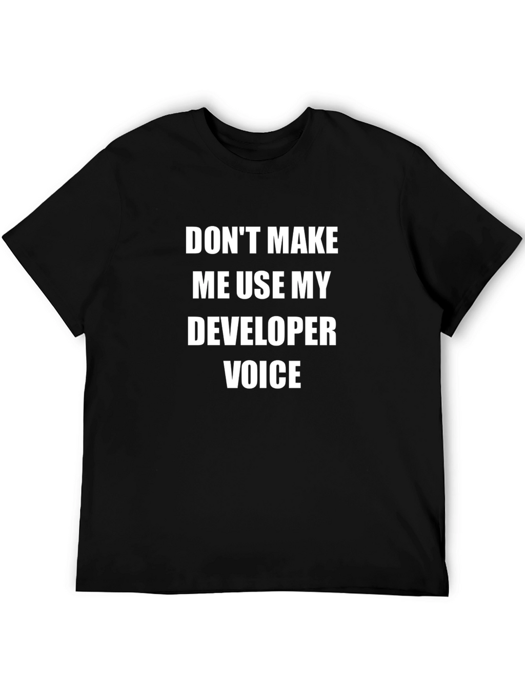 Developer Voice T-Shirt - Funny Programmer Tee
